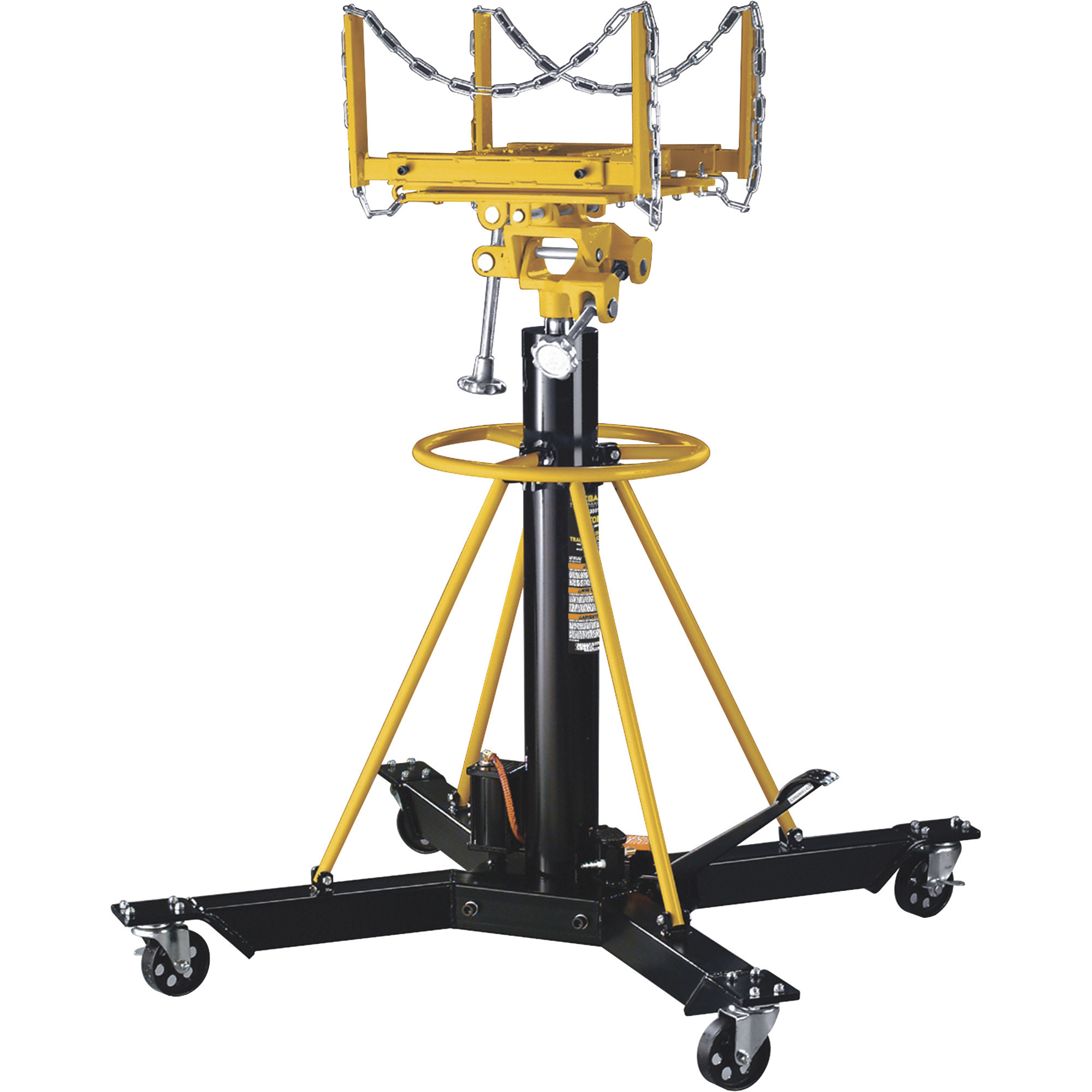 Omega Hydraulic Telescoping Transmission Jack, 1-Ton Capacity, Model# 42001